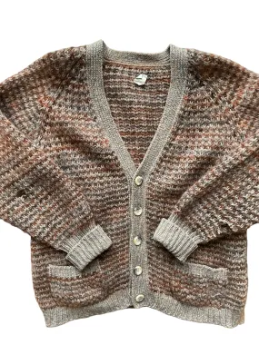Vintage 1960s Shetland Wool Grandpa Cardigan SZ L-XL |  Barn Owl Vintage | Seattle Vintage Sweaters