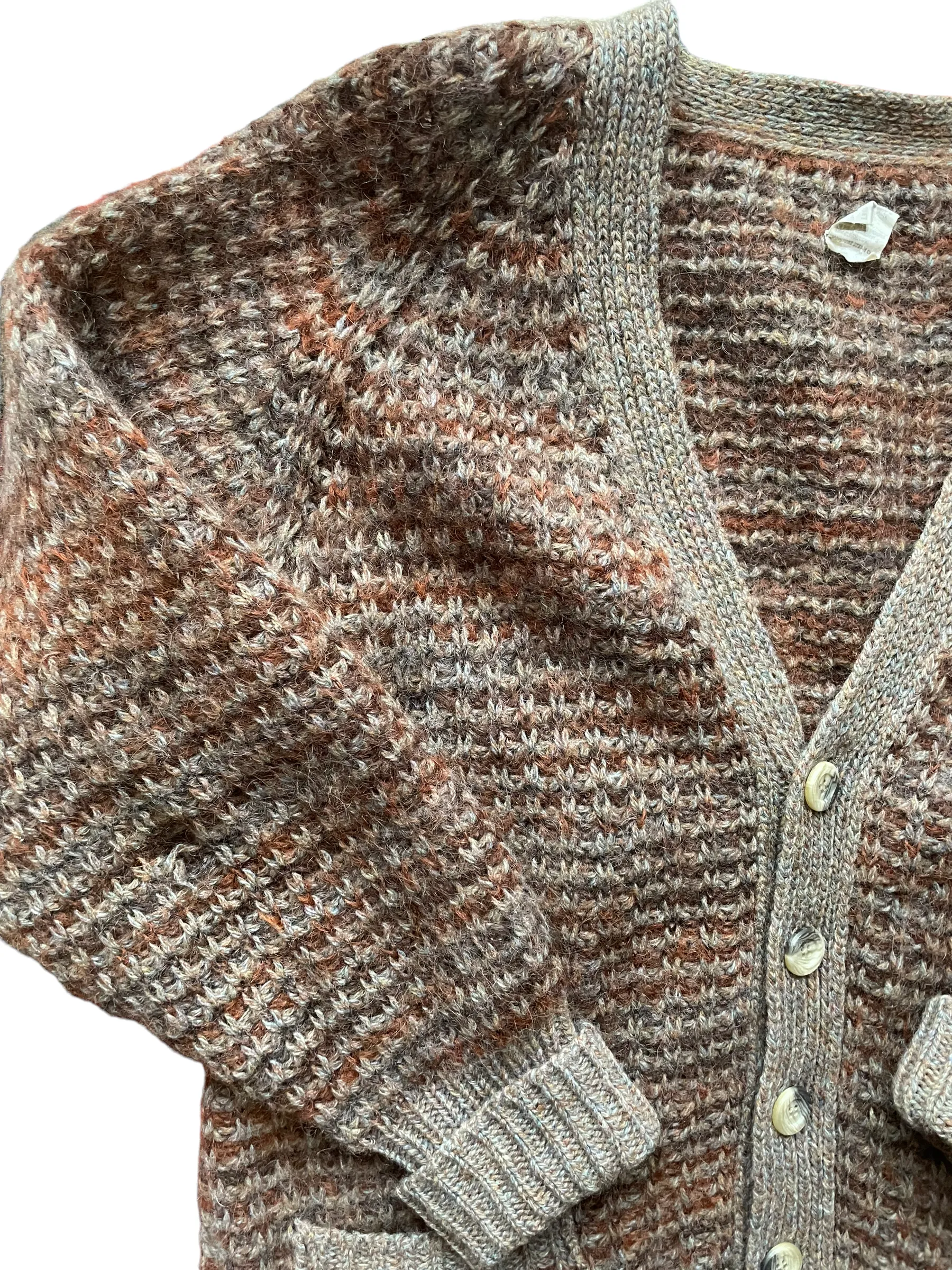 Vintage 1960s Shetland Wool Grandpa Cardigan SZ L-XL |  Barn Owl Vintage | Seattle Vintage Sweaters