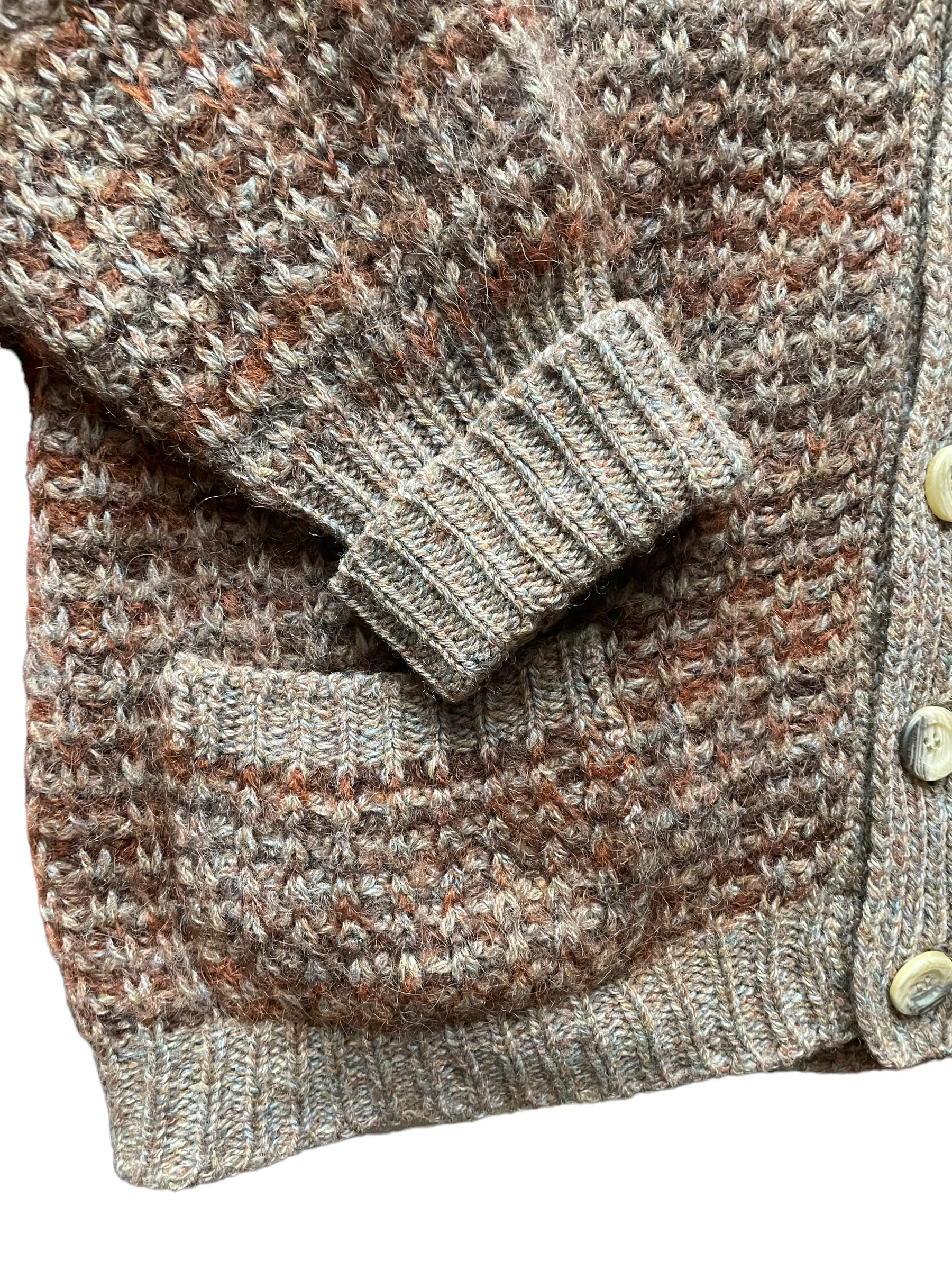 Vintage 1960s Shetland Wool Grandpa Cardigan SZ L-XL |  Barn Owl Vintage | Seattle Vintage Sweaters