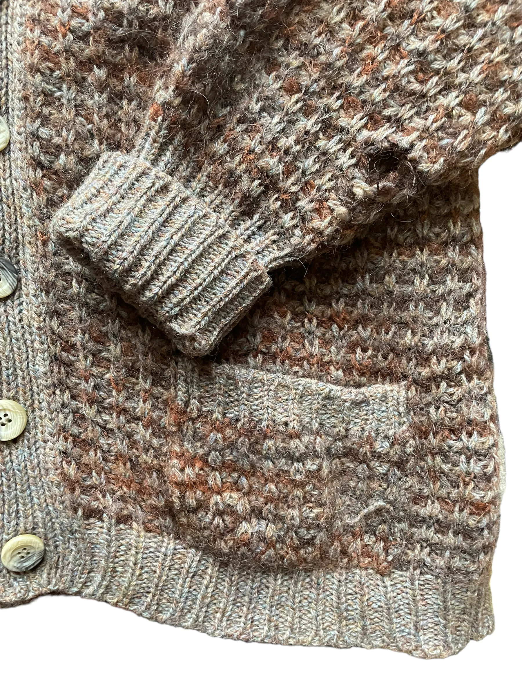 Vintage 1960s Shetland Wool Grandpa Cardigan SZ L-XL |  Barn Owl Vintage | Seattle Vintage Sweaters