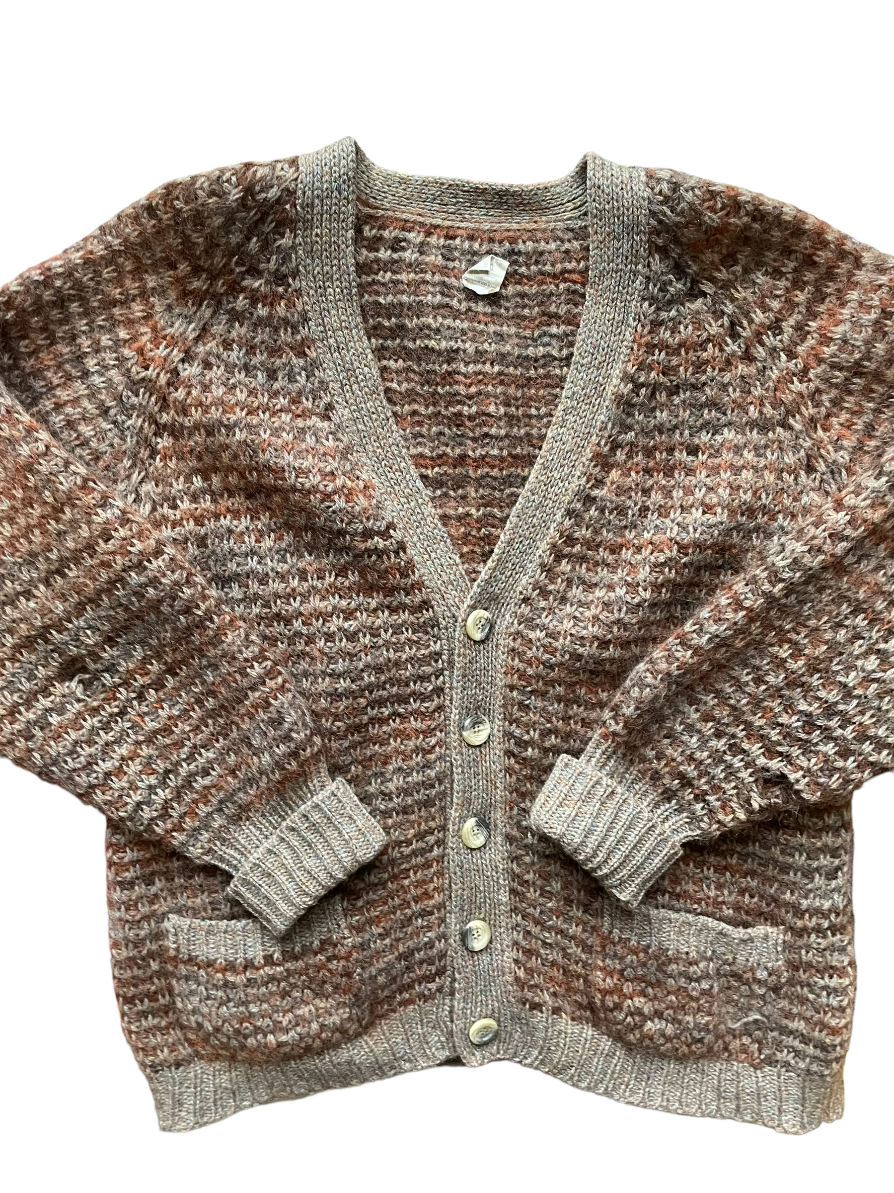 Vintage 1960s Shetland Wool Grandpa Cardigan SZ L-XL |  Barn Owl Vintage | Seattle Vintage Sweaters