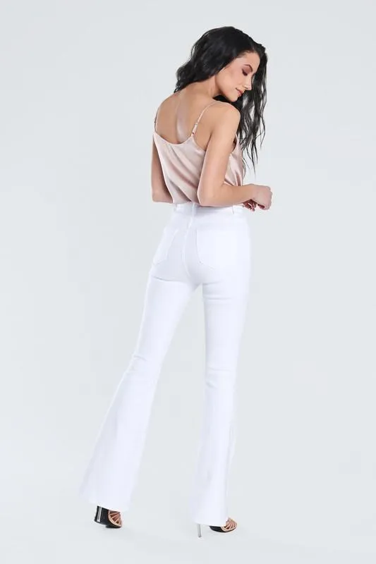 White Classic Flare Jeans