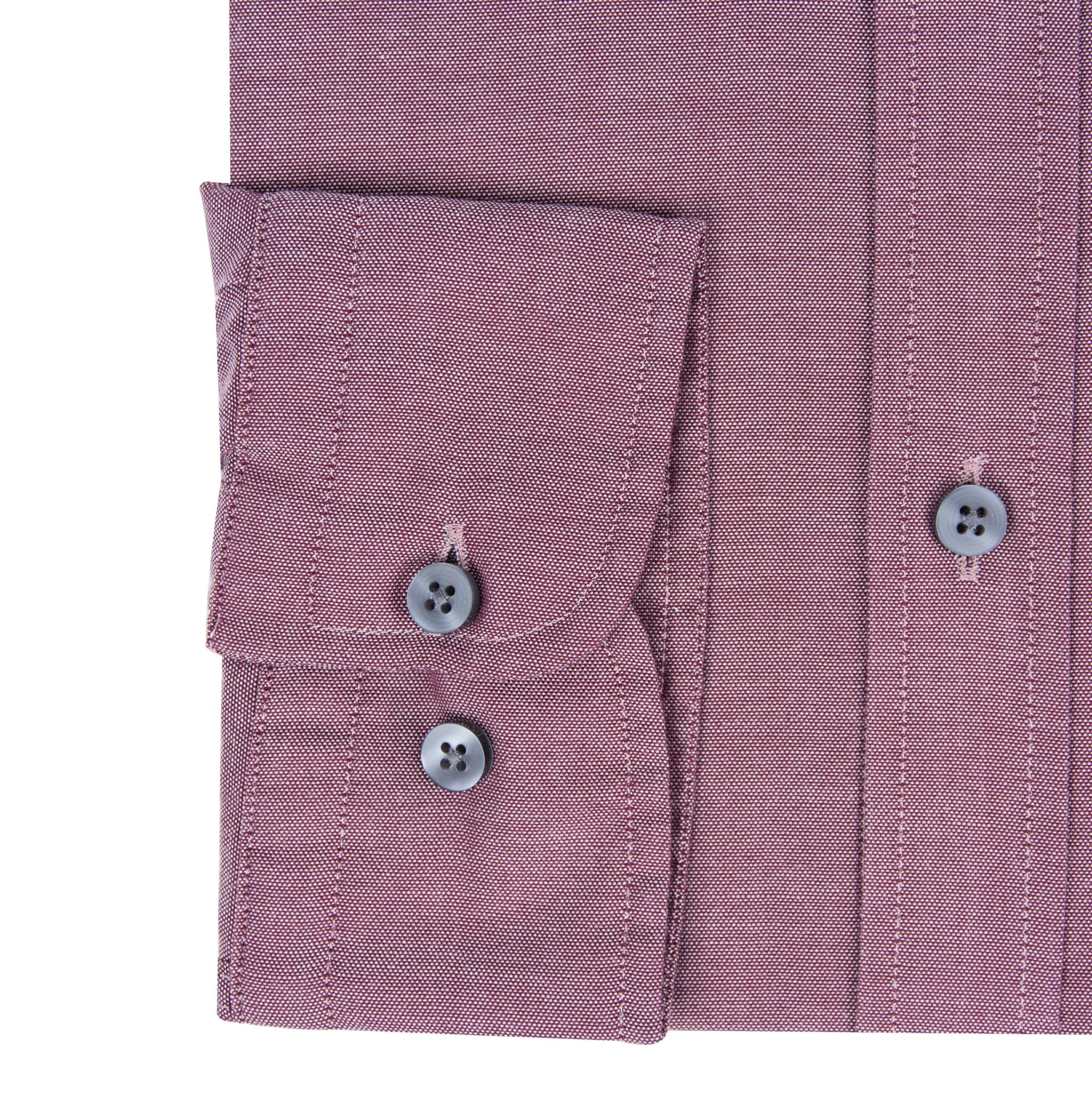 Wine Oxford Weave Men's Shirt