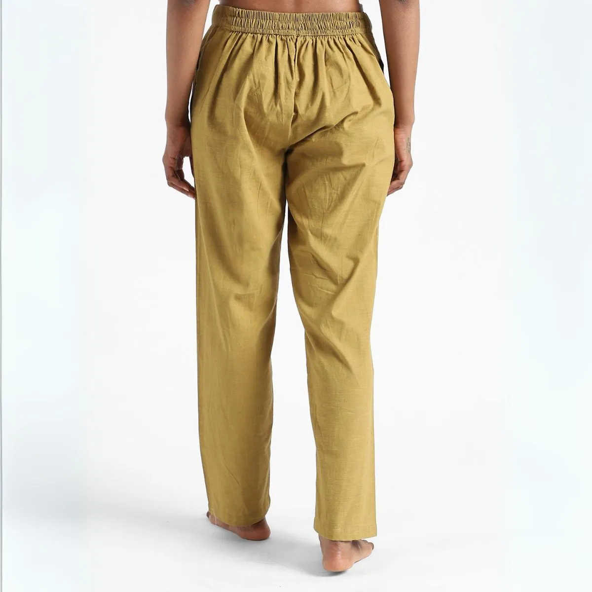 Women's Everyday Pants | Soft Cotton | Relaxed Fit | Camel Brown